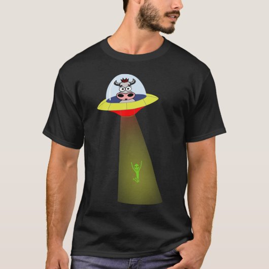 UFO-kabeljauw vs. Alien-Shirt T-shirt (Voorkant)