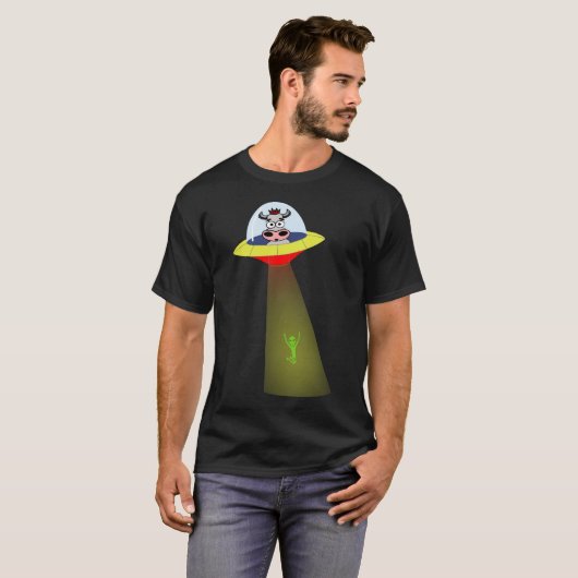 UFO-kabeljauw vs. Alien-Shirt T-shirt (Voorkant volledig)