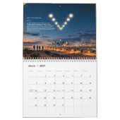 UFO-kalender 2026 Vintage Sci-Fi Wandplanner Kalender (Mar 2027)
