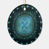 UFO KERAMISCH ORNAMENT (Links)