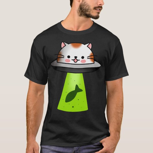 Ufo Kitty T-shirt (Voorkant)