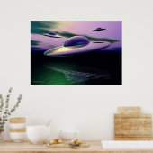 UFO-klassiek Poster (Keuken)