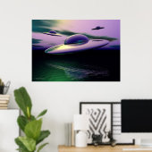 UFO-klassiek Poster (Thuiskantoor)
