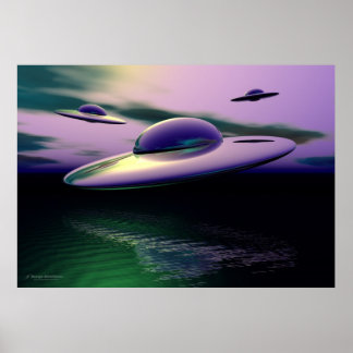 UFO-klassiek Poster