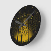 UFO-klokken Alien ruimteschip UFO-wandklok Ronde Klok (Hoek)