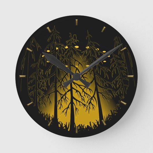 UFO-klokken Alien ruimteschip UFO-wandklok Ronde Klok (Voorkant)