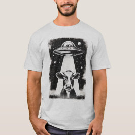 UFO Koe - Grappige en Leuke Buitenaardse Ontmoetin T-shirt