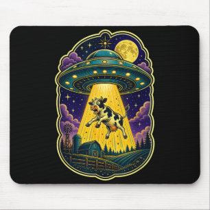 Ufo koe ontvoering grappige alien boerderij  muismat