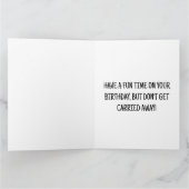 UFO KOE ONTVOERING GRAPPIGE VERJAARDAG KAART (Binnen)