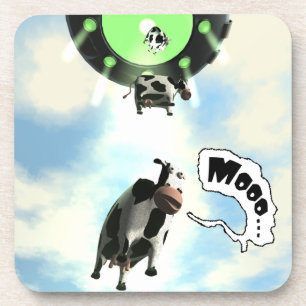UFO-koeienonttrekking Bier Onderzetter