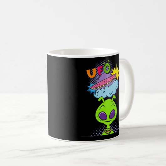 ufo koffiemok (Voorkant rechts)