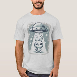 UFO Konijn - Schattige en Whimsical Buitenaardse O T-shirt