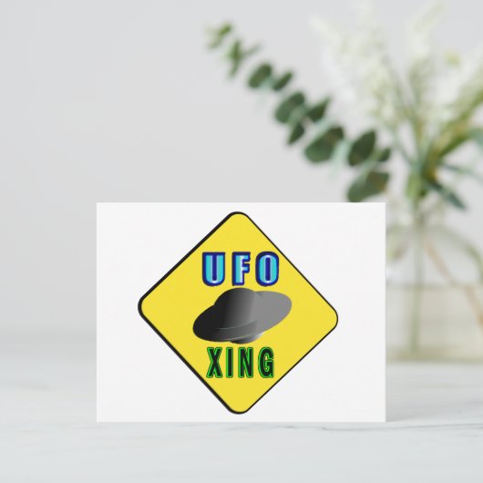 UFO-kruisingen Briefkaart (Staand voorkant)