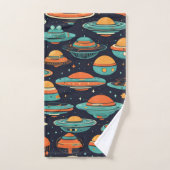UFO kunst Bad Handdoek (Handdoek)