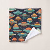UFO kunst Bad Handdoek (Wasdoekje)