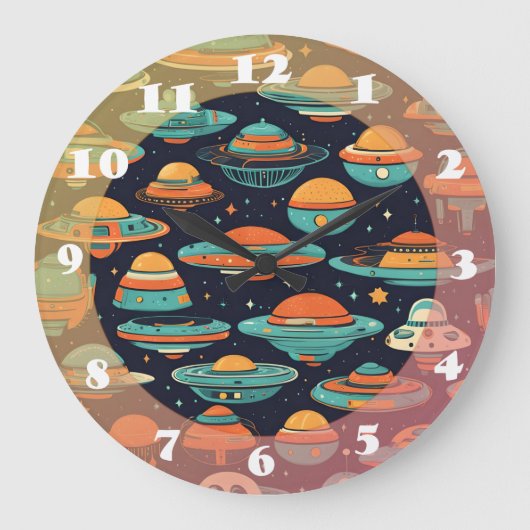 UFO kunst Grote Klok (Voorkant)