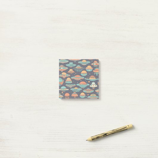 UFO  kunst Post-it® Notes (Op bureau)