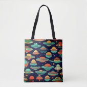 UFO kunst Tote Bag (Voorkant)
