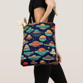 UFO kunst Tote Bag (Dichtbij)