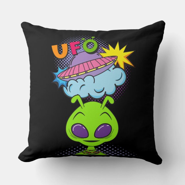 ufo kussen (Voorkant)