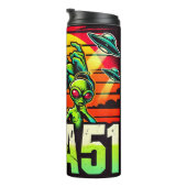 UFO-landing bij Area 51 Thermosbeker (Geroteerd rechts)