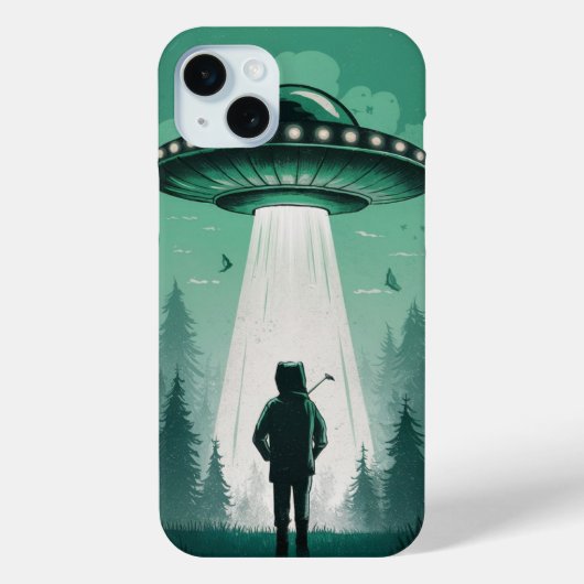 UFO Landing Case-Mate iPhone Case (Achterkant)