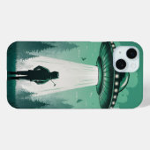UFO Landing Case-Mate iPhone Case (Achterkant (horizontaal))