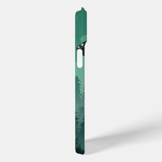 UFO Landing Case-Mate iPhone Case (Achterkant / Rechts)