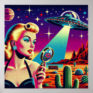 UFO Landings Tas Poster