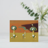 UFO-landingsplaats Briefkaart (Staand voorkant)