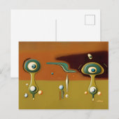 UFO-landingsplaats Briefkaart (Voorkant / Achterkant)