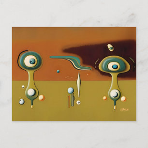 UFO-landingsplaats Briefkaart
