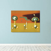 UFO-landingsplaats Canvas Afdruk (Insitu (Houten vloer))