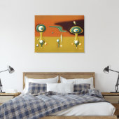 UFO-landingsplaats Canvas Afdruk (Insitu (Slaapkamer))