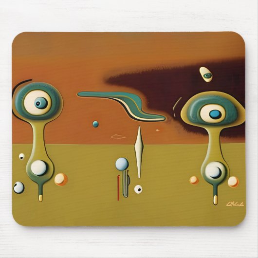 UFO-landingsplaats Muismat (Voorkant)