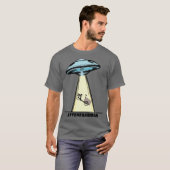 Ufo, Lastenfahrrad, Lastenrad, Cargobike, Aliens T-shirt (Voorkant volledig)