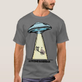 Ufo, Lastenfahrrad, Lastenrad, Cargobike, Aliens T-shirt (Voorkant)