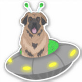 UFO Leonberger Sticker (Voorkant)