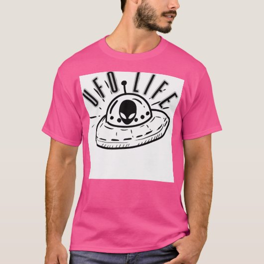 Ufo Life Alien T-shirt (Voorkant)