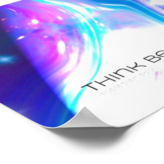 UFO magenta Dimension 36 x 12 inch horizontaal Pos Poster (Hoek)