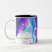 UFO magenta Dimension-Mok Tweekleurige Koffiemok (Links)