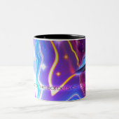 UFO magenta Dimension-Mok Tweekleurige Koffiemok (Center)