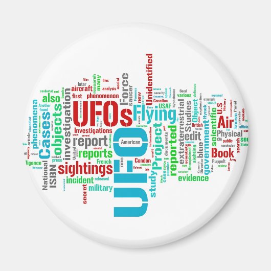 UFO MAGNEET (Voorkant)