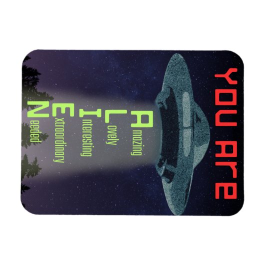 UFO-magneet Magneet (Horizontaal)