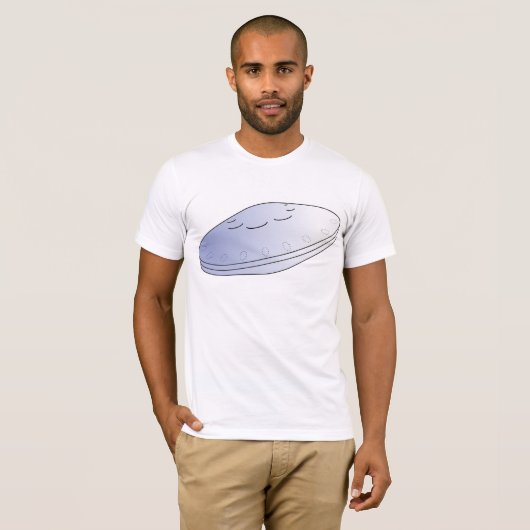 UFO Mannen T-shirt (Voorkant volledig)