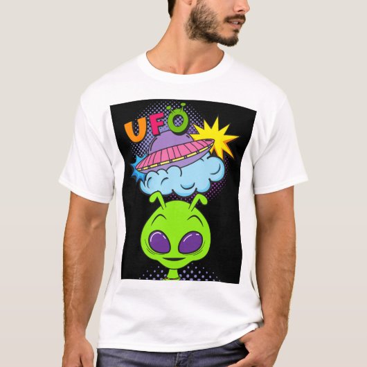 UFO MEISJE T-SHIRT (Voorkant)
