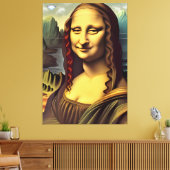 Ufo Mona Lisa Galactic Canvas Afdrukken (Insitu (Woonkamer))