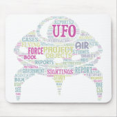 UFO Mousepad horizontaal Muismat (Voorkant)