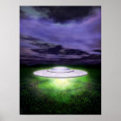 UFO-nachtlanding Poster (Voorkant)