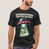 UFO: niet-geïdentificeerd feestelijk object T-shirt (Voorkant)